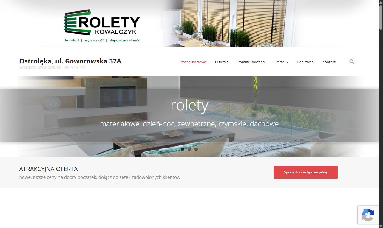 Rolety Kowalczyk - Ostrołęka
